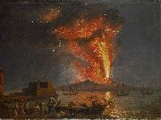Jacob Philipp Hackert Ausbruch des Vesuvs oil on canvas